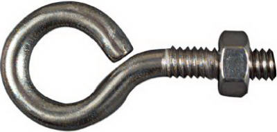 Hardware Store USA | 1/4x2 SS Eye Bolt