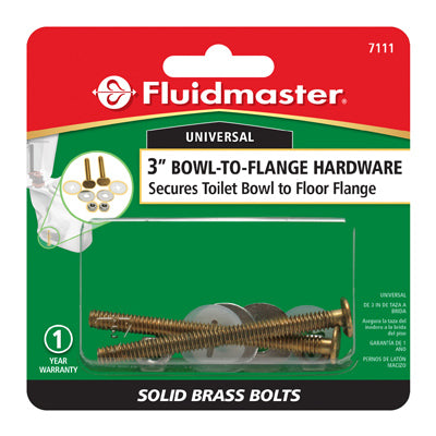 Hardware store usa |  2 Bolt Bowl To FLR Kit | 7111 | FLUIDMASTER INC