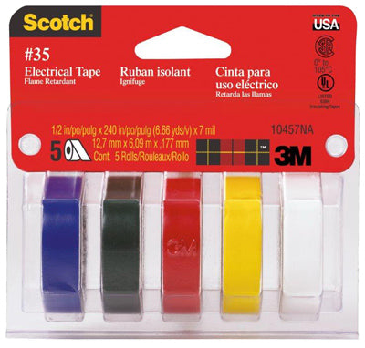 Hardware Store USA | 5PK 1/2x240 Elec Tape