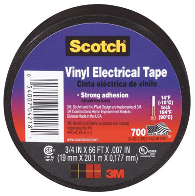 Hardware Store USA | 3/4x66 Scotch Elec Tape