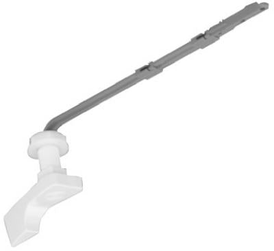 Hardware Store USA | MP WHT Plas Trip Lever