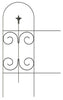 Hardware Store USA | 32x8 BLK Fold Fence