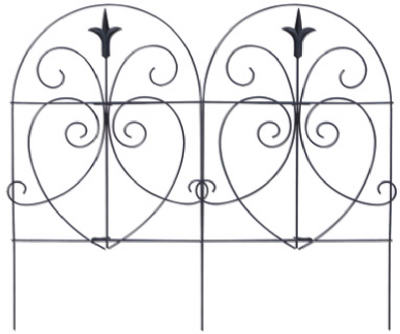 Hardware Store USA | 18x8BLK Roman FoldFence