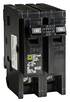 Hardware store usa |  100A DP Circuit Breaker | HOM2100CP | SQUARE D BY SCHNEIDER ELECTRIC