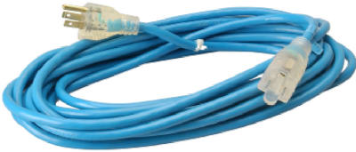 Hardware Store USA | ME25' 16/3 BLU EXT Cord