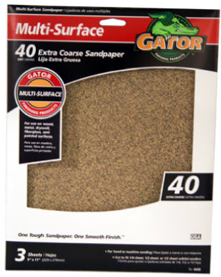 Hardware Store USA | 3PK 9x11 40G Sandpaper