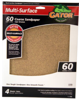 Hardware Store USA | 4PK 9x11 60G Sandpaper