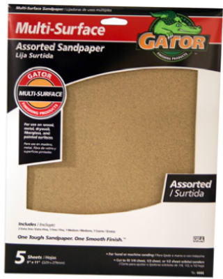 Hardware Store USA | 5PK 9x11 320G Sandpaper