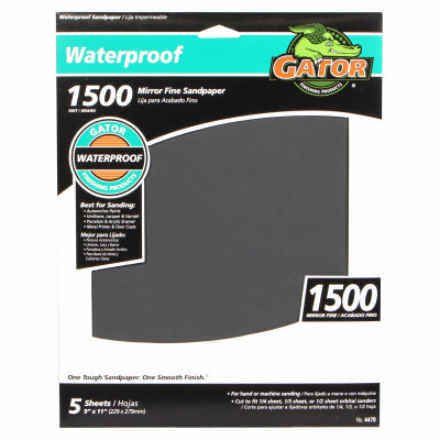 Hardware Store USA | 5PK9x11 1500G Sandpaper