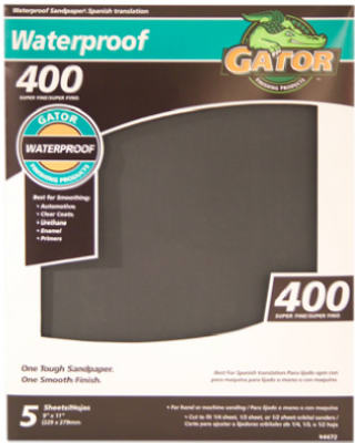 Hardware Store USA | 5PK 9x11 400G Sandpaper