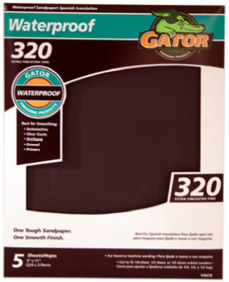 Hardware Store USA | 5PK 9x11 320G Sandpaper