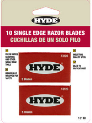 Hardware store usa |  10PK SGL Edge Blades | 13110 | HYDE TOOLS