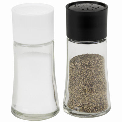 Hardware store usa |  Glass Salt/Pepper Set | 22113 | BRADSHAW INTERNATIONAL