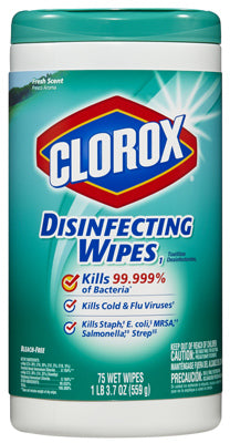 Hardware Store USA | 75CT Clorox Wipes Fresh