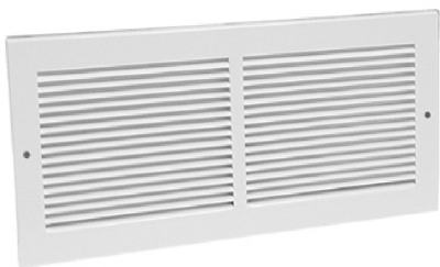 Hardware store usa |  10x6 WHT Return Grille | 372W10X6 | AMERICAN METAL PRODUCTS