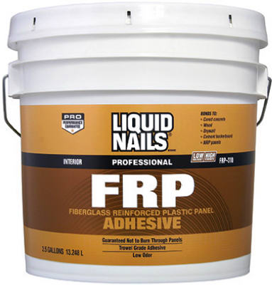 Hardware Store USA | 3.5GAL LTX FRP Adhesive