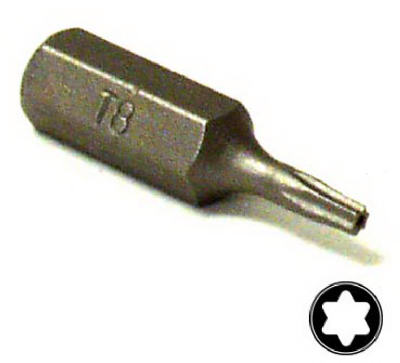 Hardware Store USA | T8 Security Insert Bit