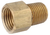 Hardware Store USA | 3/8x1/4Inv FL Connector | Pack Of 5