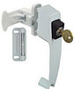 Hardware store usa |  WHT Push Latch Key Lock | N213-124 | NATIONAL MFG/SPECTRUM BRANDS HHI