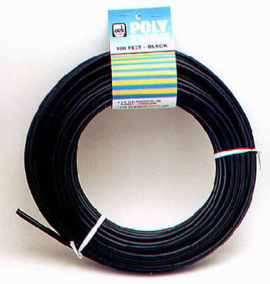 Hardware store usa |  50' BLK Poly Tubing | 4296 | DIAL MFG INC