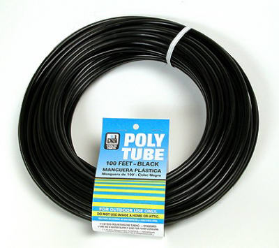 Hardware Store USA | 100' BLK Poly Tubing