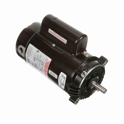 CK1052 - 1/2 HP Pool Pump Motor, 1 phase, 3600 RPM, 230/115 V, 56C Frame, ODP