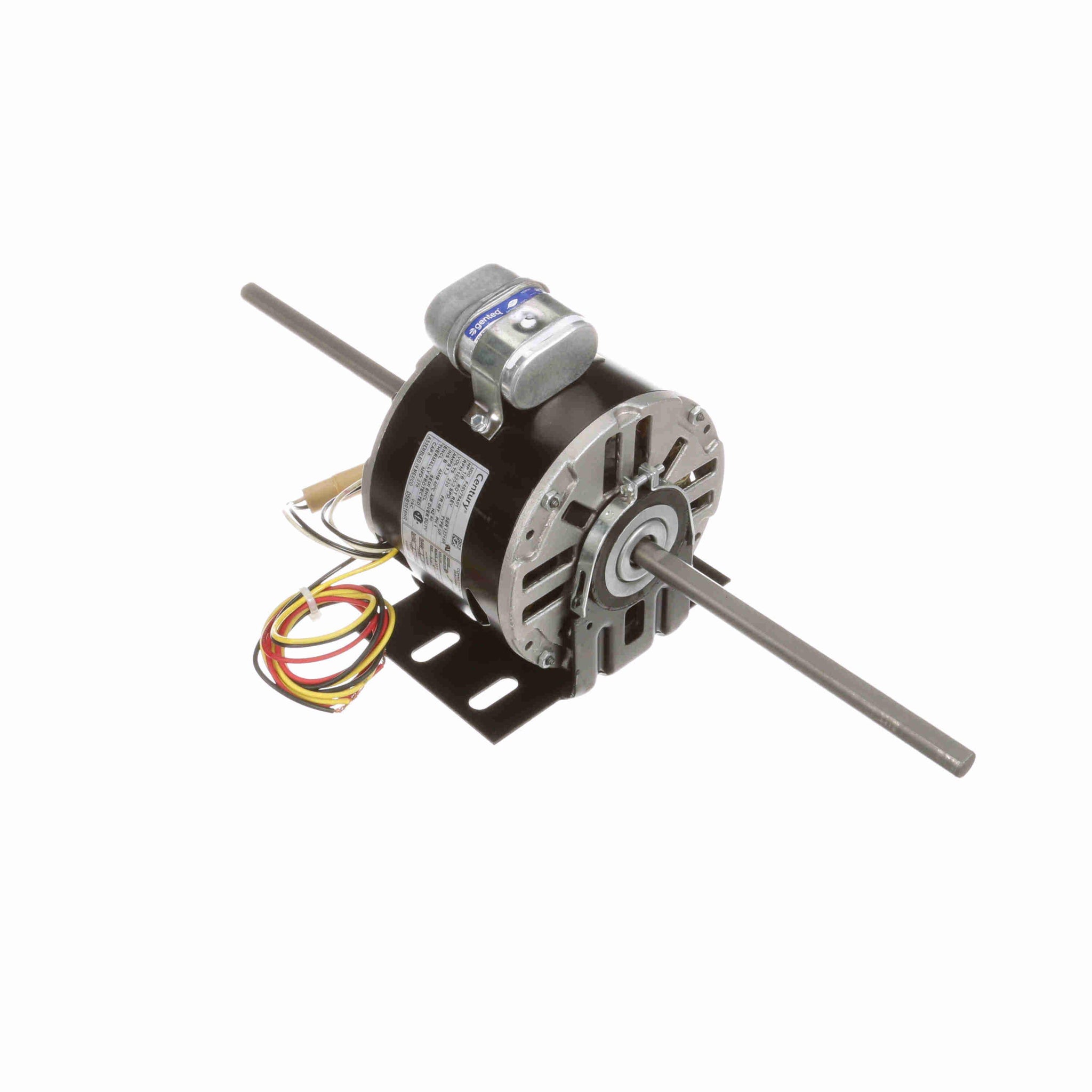 DSB1016HR - 1/6 HP Fan Coil / Room Air Conditioner Motor, 1625 RPM, 2 Speed, 230 Volts, 48 Frame, Semi Enclosed - Hardware & Moreee