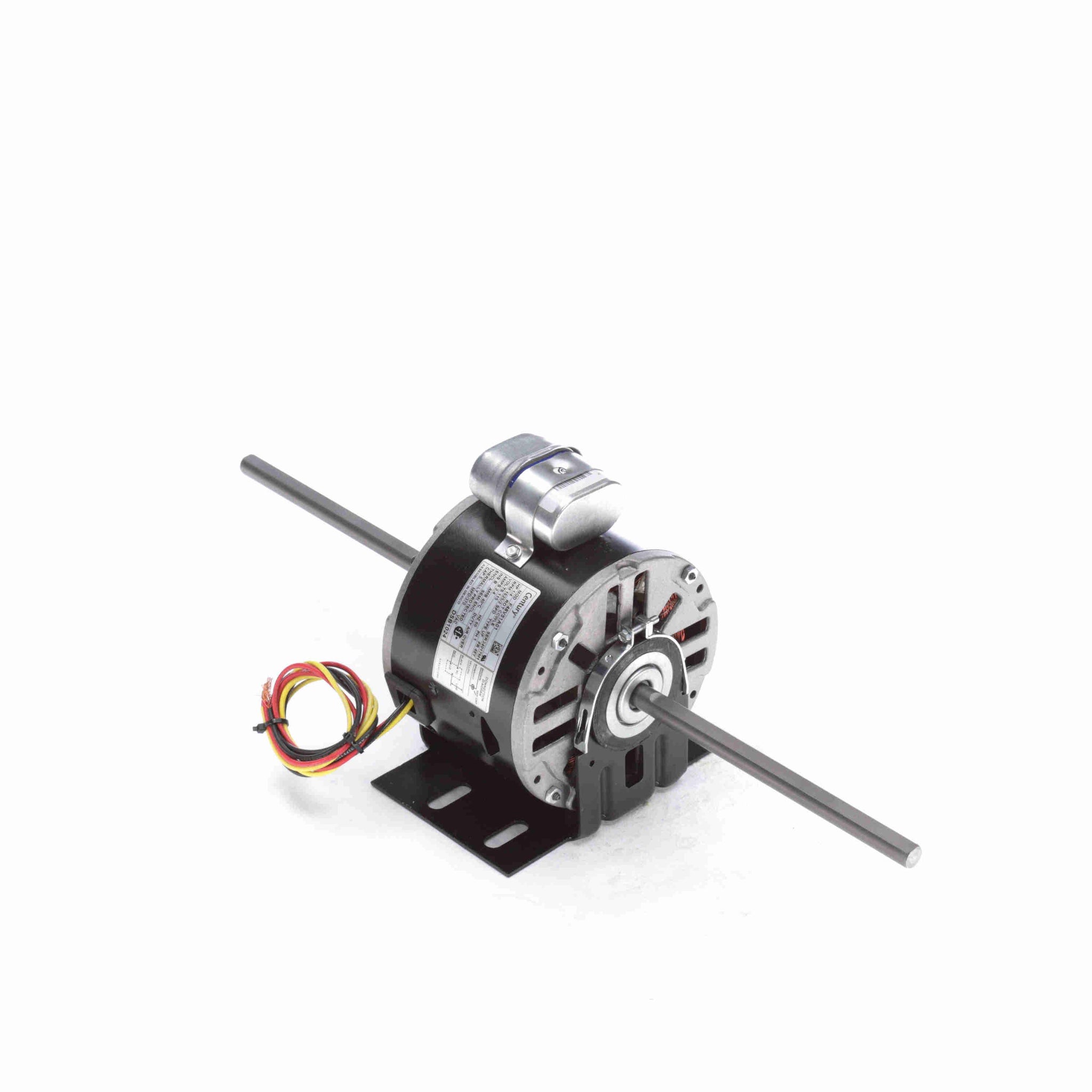 DSB1024 - 1/4 HP Fan Coil / Room Air Conditioner Motor, 1625 RPM, 2 Speed, 115 Volts, 48 Frame, Semi Enclosed - Hardware & Moreee