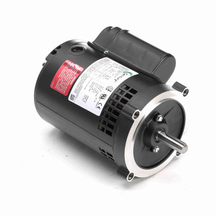 K1024LDES - 1/4 HP General Purpose Motor, 1 phase, 1800 RPM, 115/230 V, 56C Frame, ODP