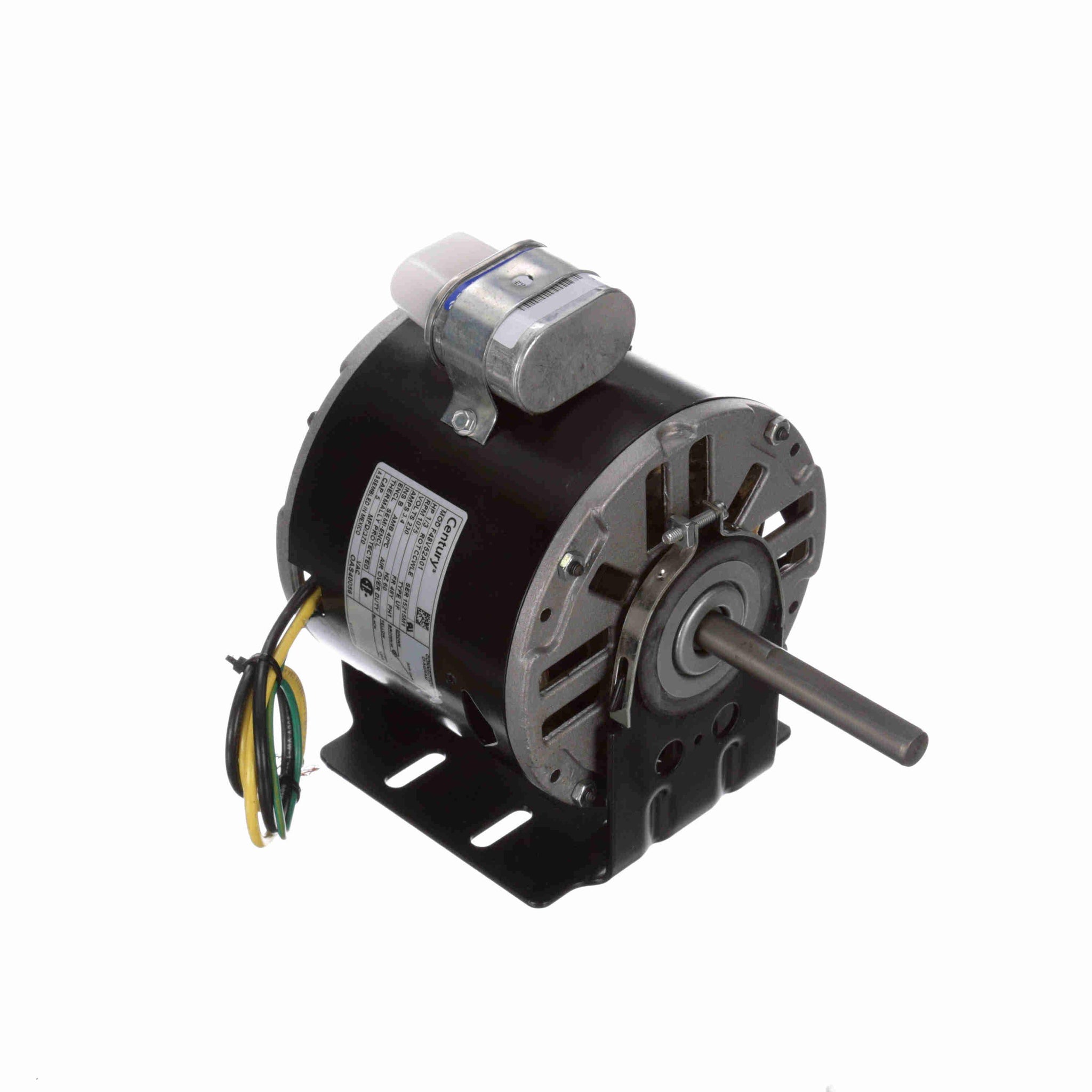 OAS40056 - 1/3 HP OEM Replacement Motor, 1075 RPM, 230 Volts, 48 Frame, Semi Enclosed - Hardware & Moreee