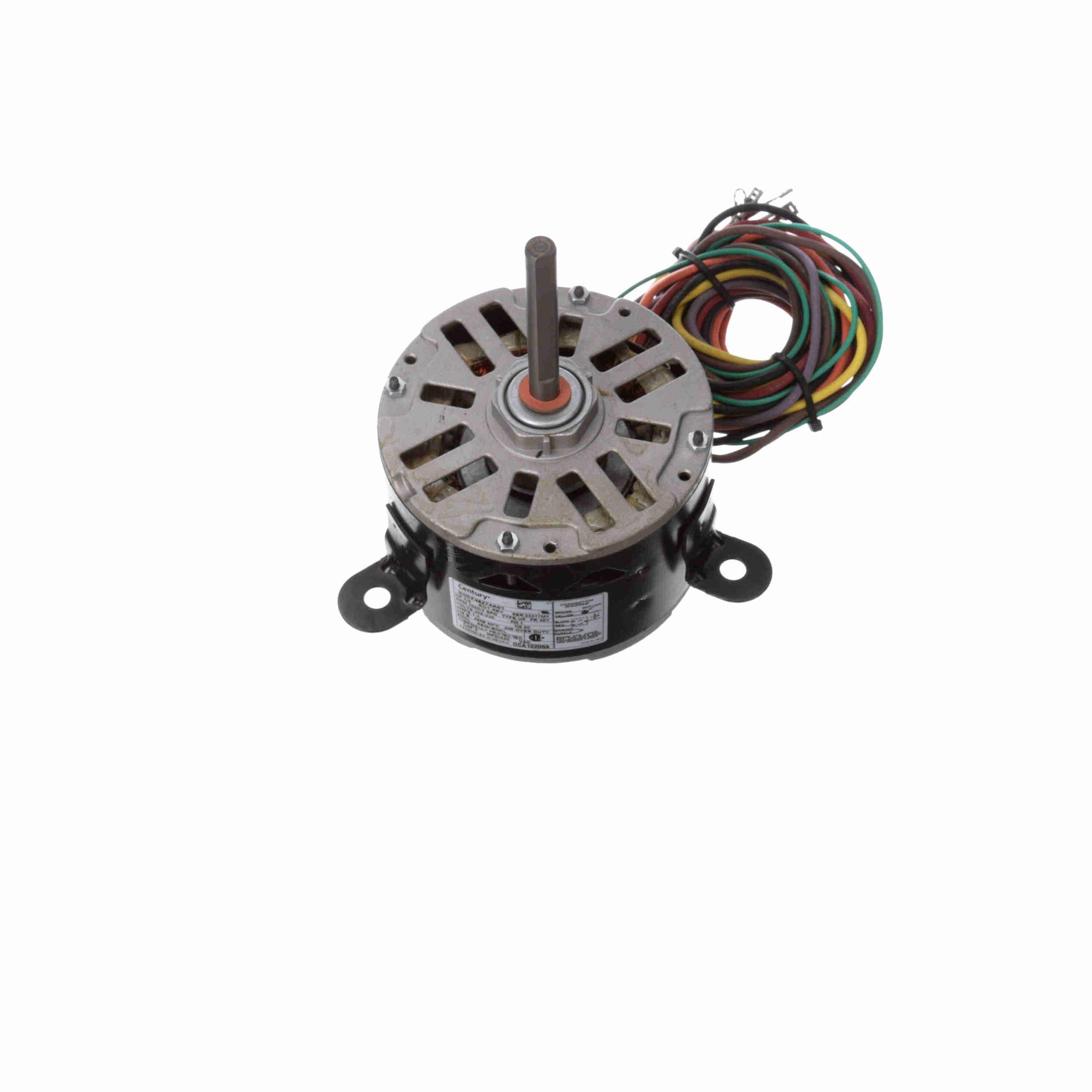 OCA10206A - 1/5 HP OEM Replacement Motor, 1050 RPM, 2 Speed, 208-230 Volts, 48 Frame, Semi Enclosed - Hardware & Moreee