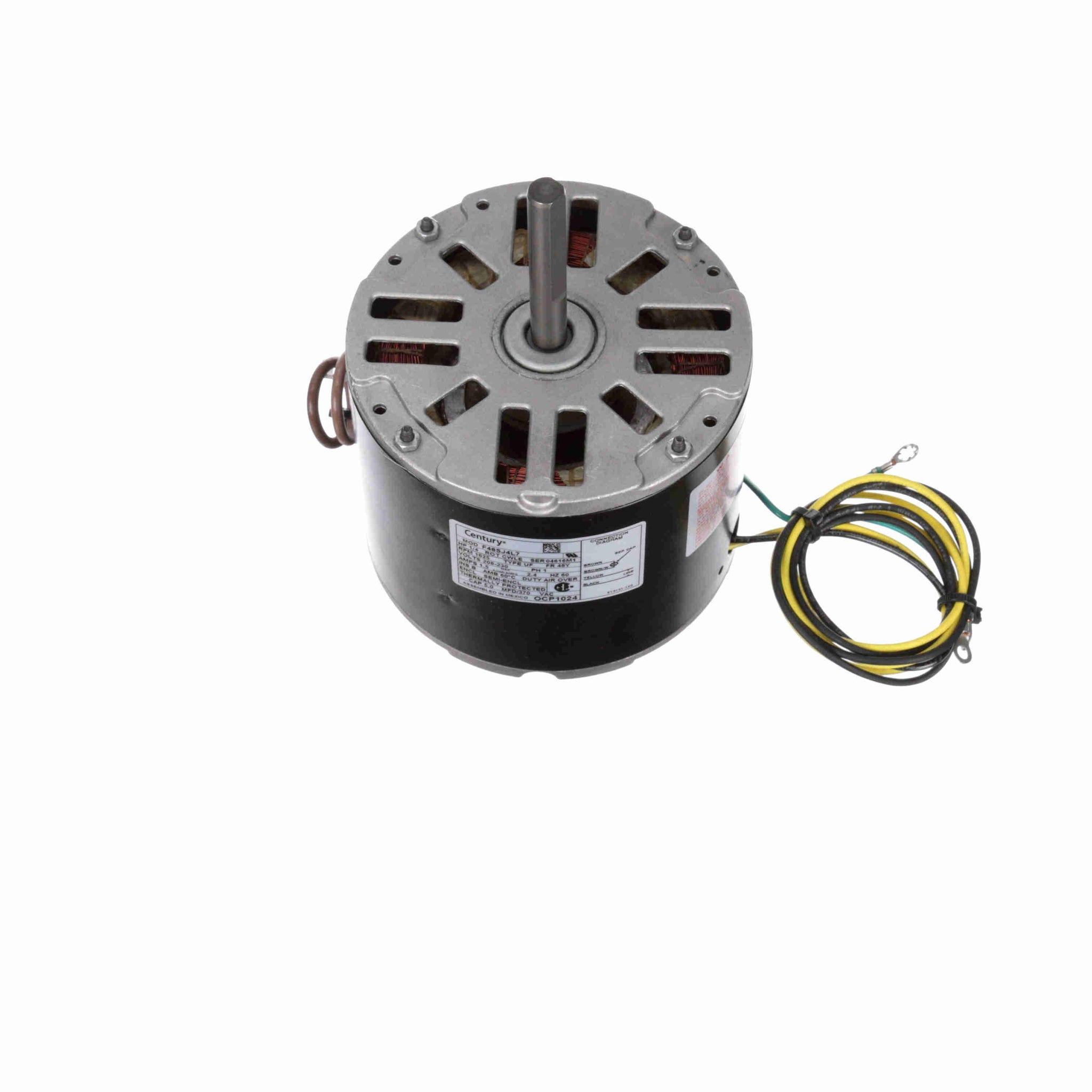 OCP1024 - 1/4 HP OEM Replacement Motor, 1625 RPM, 208-230 Volts, 48 Frame, OAO - Hardware & Moreee