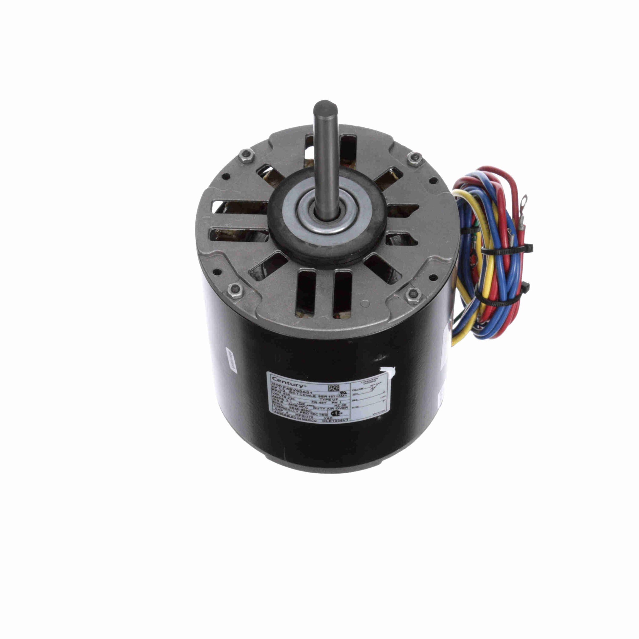 OLE1038V1 - 1/3 HP OEM Replacement Motor, 825 RPM, 230 Volts, 48 Frame, Semi Enclosed - Hardware & Moreee
