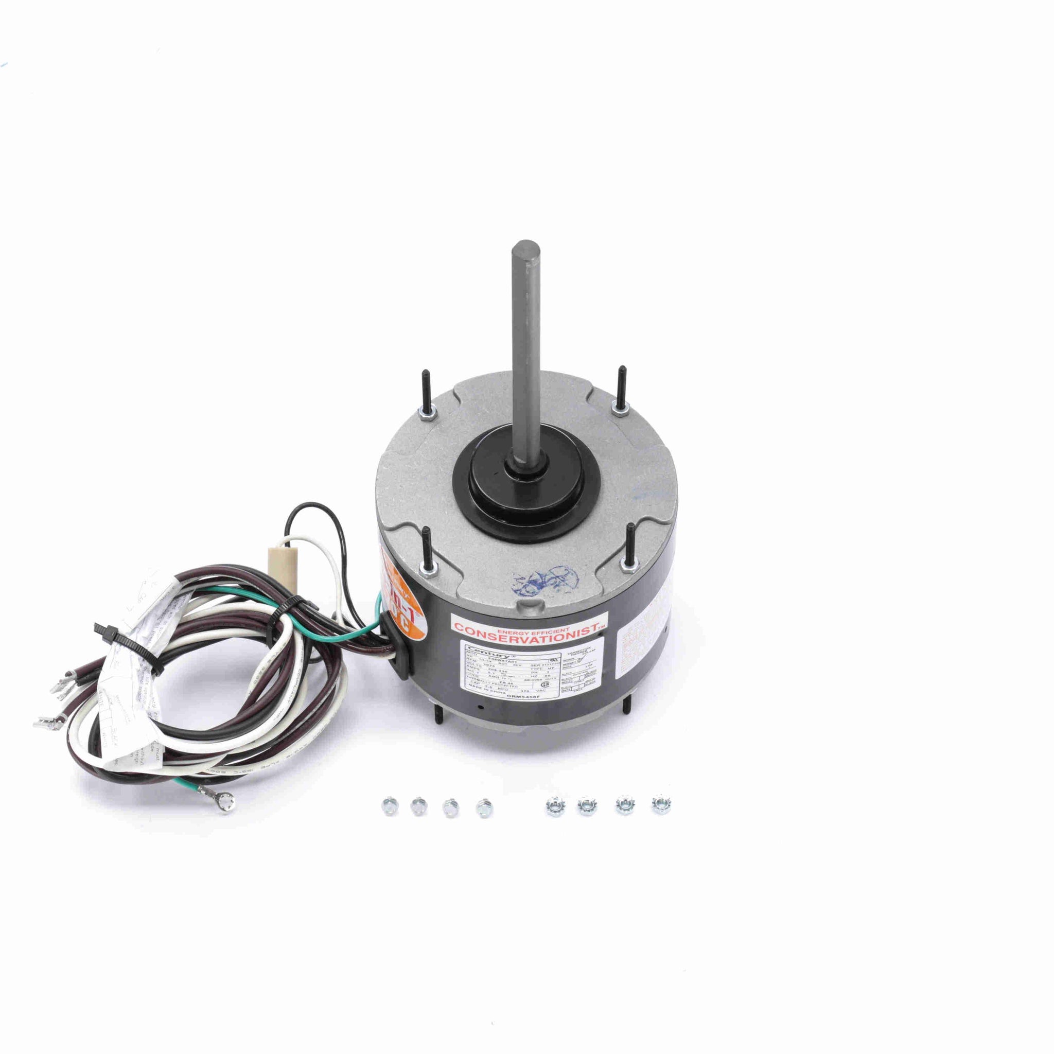 ORM5458F - 1/3-1/6 HP Condenser Fan Motor, 1075 RPM, 1 Speed, 208-230 Volts, 48 Frame, TEAO - Hardware & Moreee