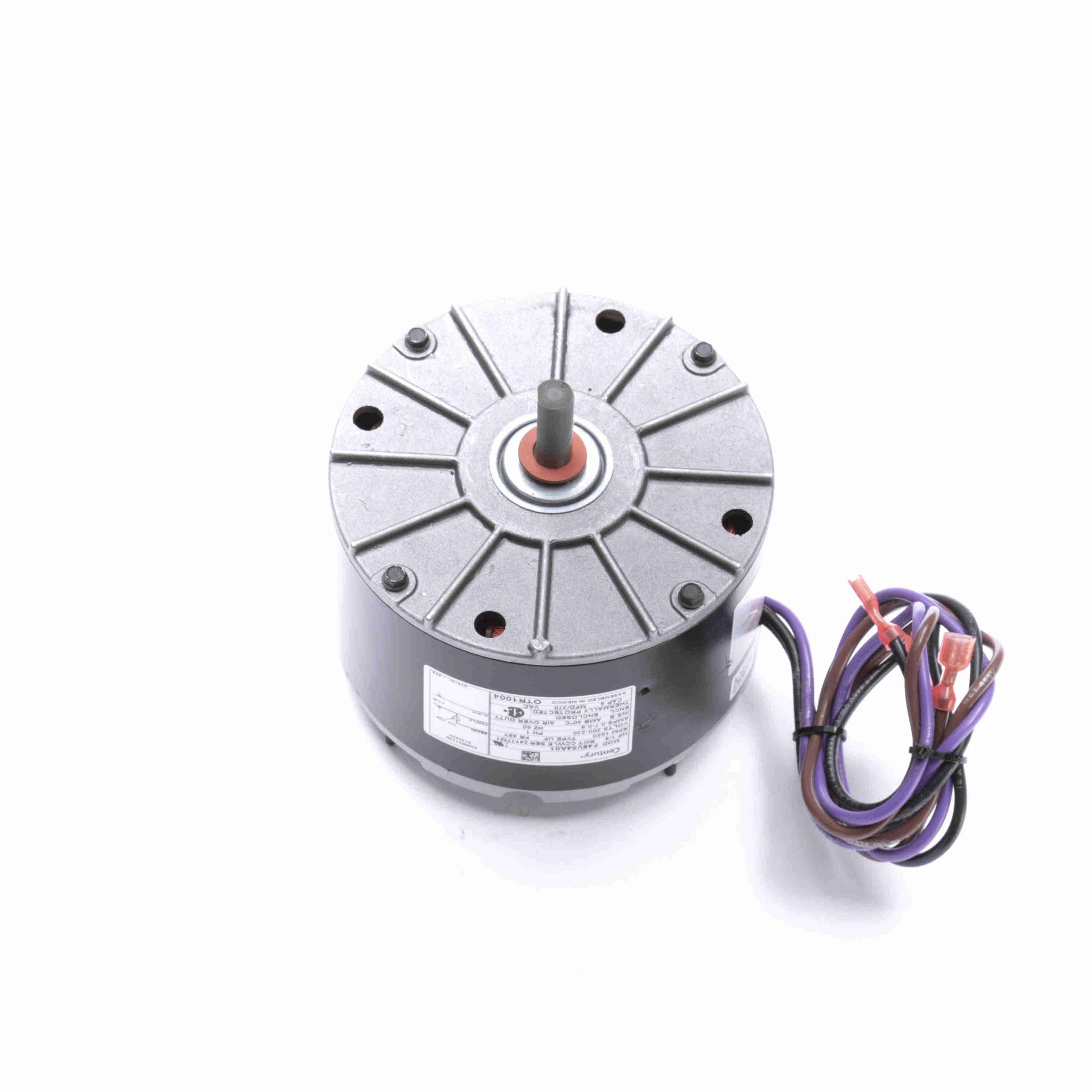 OTR1004 - 1/8 HP OEM Replacement Motor, 1650 RPM, 200-230 Volts, 48 Frame, TEAO - Hardware & Moreee