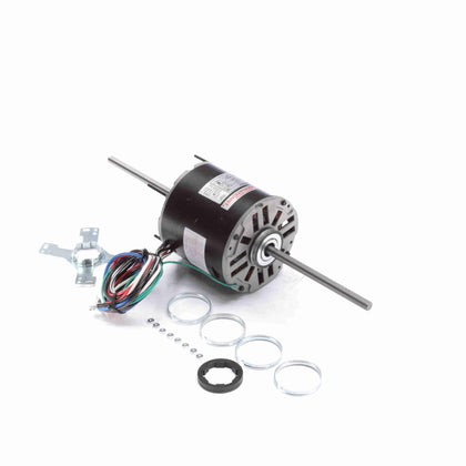 RA1076 - 3/4 HP Fan Coil / Room Air Conditioner Motor, 1075 RPM, 3 Speed, 208-230 Volts, 48 Frame, Semi Enclosed