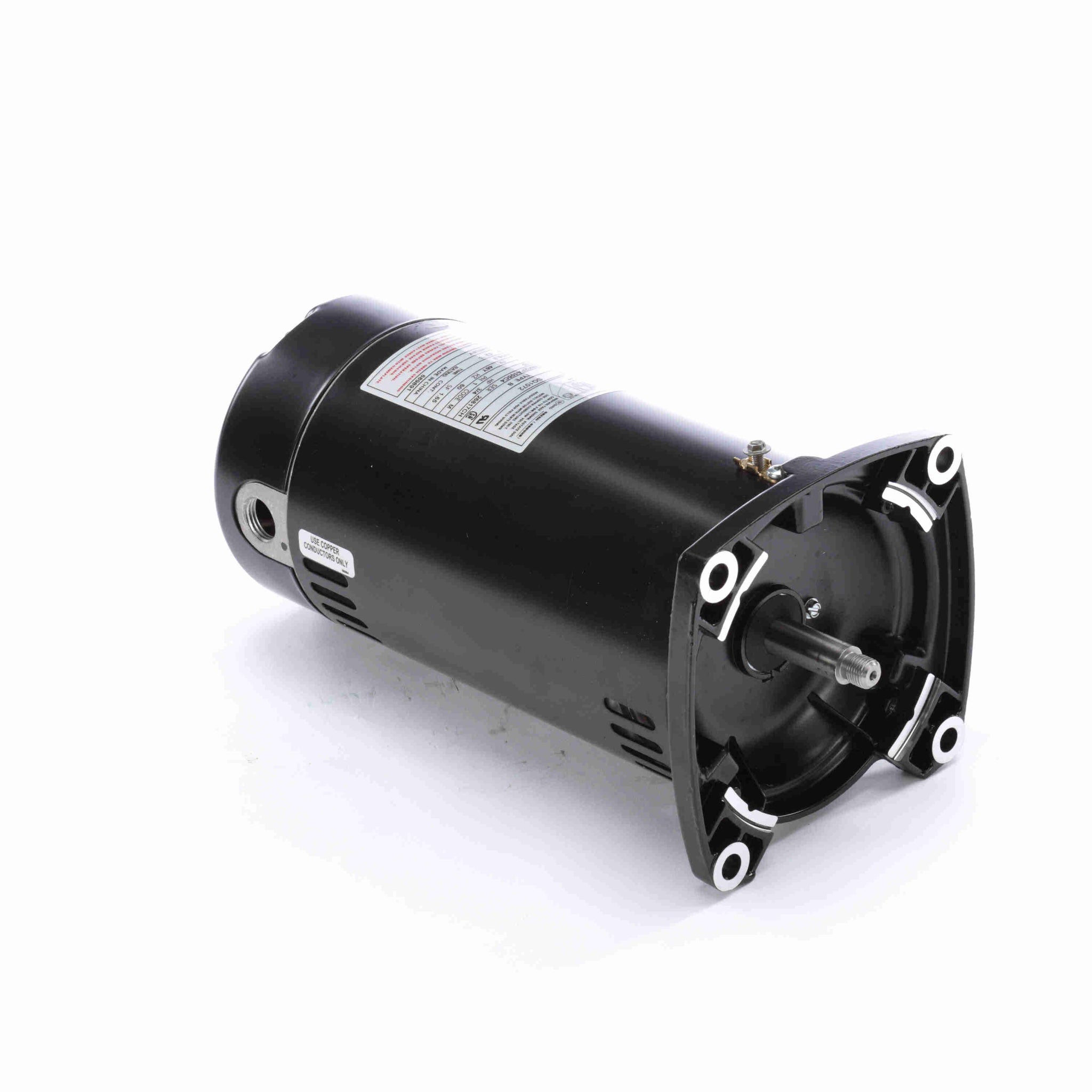 SQ1072 - 3/4 HP Pool Pump Motor, 1 phase, 3600 RPM, 230/115 V, 48Y Frame, ODP - Hardware & Moreee