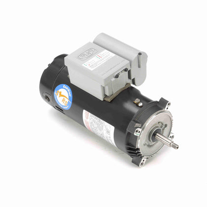 STG1202A - 2.0 HP Pool Pump Motor, 1 phase, 3600 RPM, 208-230 V, 56J Frame, ODP