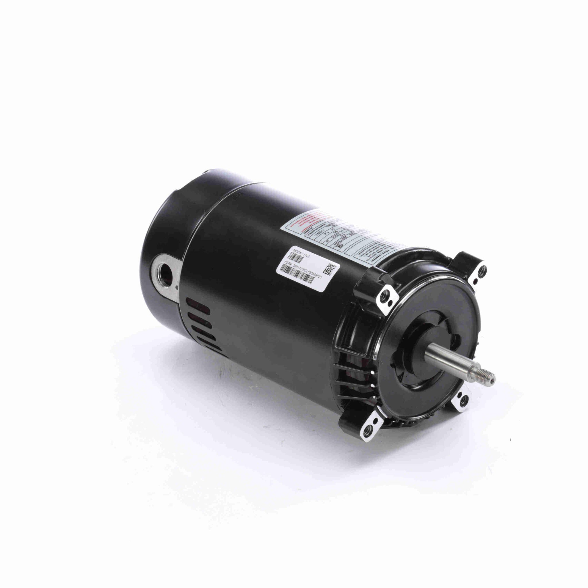 T1102 - 1 HP Jet Pump Motor, 1 phase, 3600 RPM, 230/115 V, 56J Frame, ODP - Hardware & Moreee