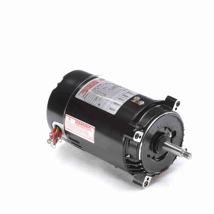 T3072 - 3/4 HP Pool Pump Motor, 3 phase, 3600 RPM, 208-230/460 V, 56J Frame, ODP