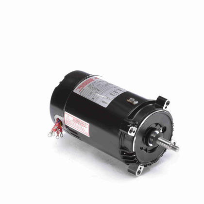 T3102 - 1 HP Pool Pump Motor, 3 phase, 3600 RPM, 208-230/460 V, 56J Frame, ODP