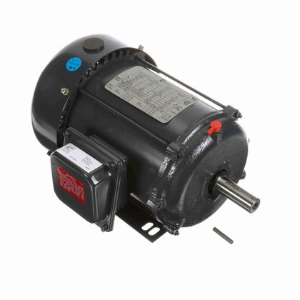 TE100 - 1 HP General Purpose Motor, 3 phase, 1200 RPM, 208-230/460 V, 145T Frame, TEFC