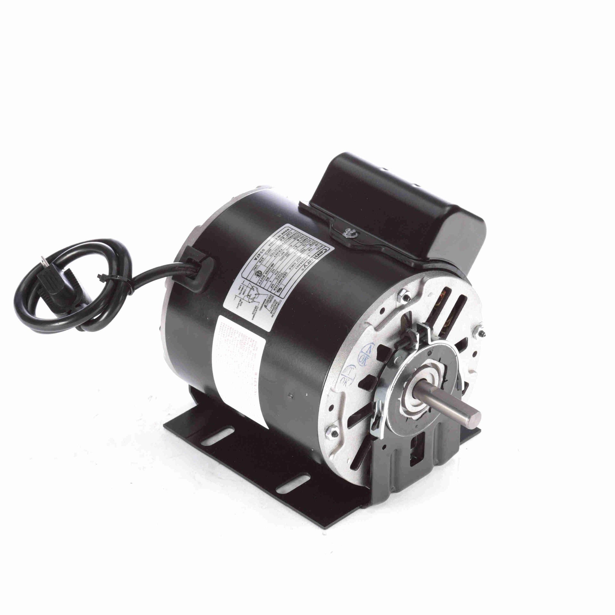 0547A -  1/8 HP OEM Replacement Motor, 700 RPM, 115 Volts, 48 Frame, Semi Enclosed - Hardware & Moreee