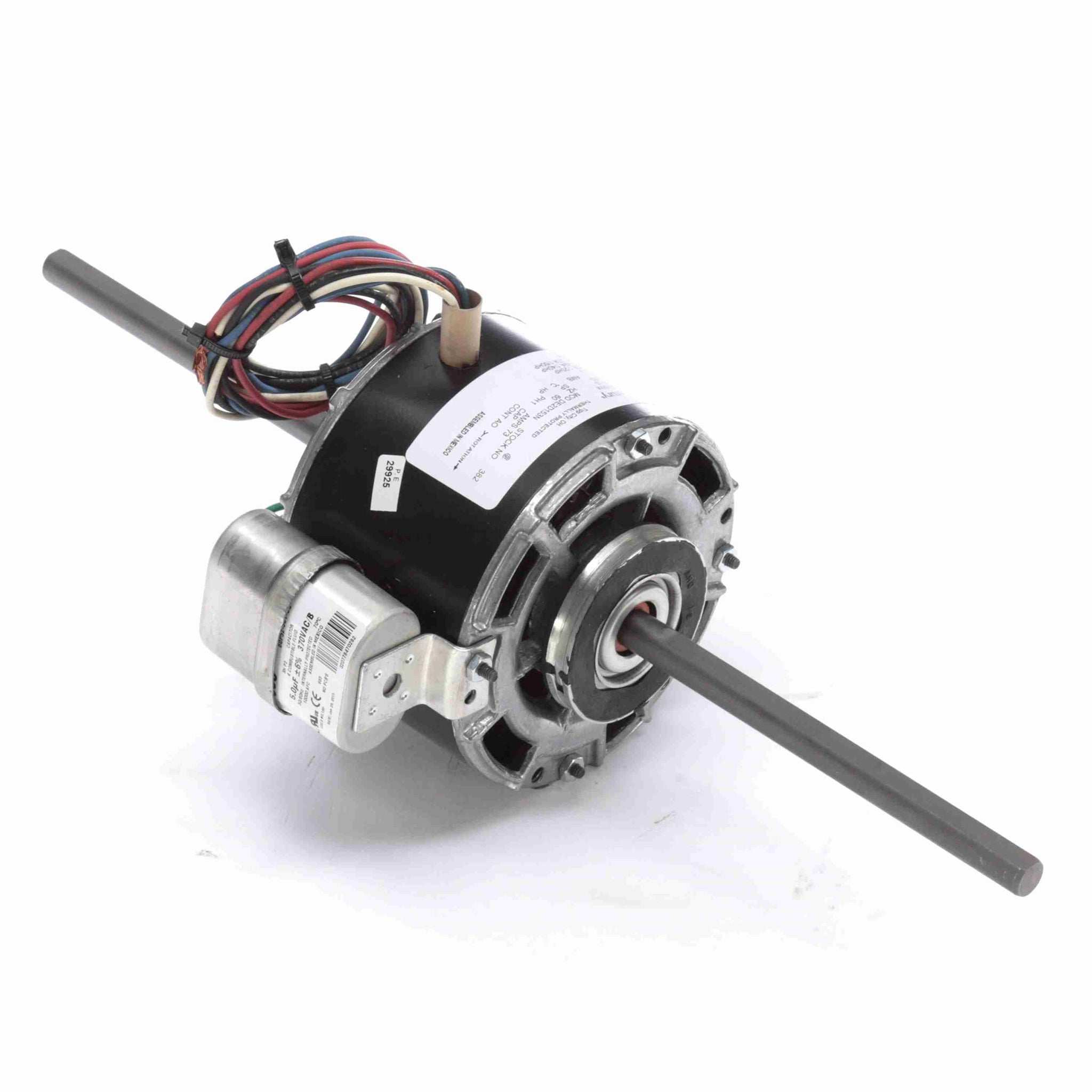 382 -  1/25-14611-1/50 HP Fan Coil / Room Air Conditioner Motor, 1625 RPM, 3 Speed, 115 Volts, 42 Frame, OAO - Hardware & Moreee