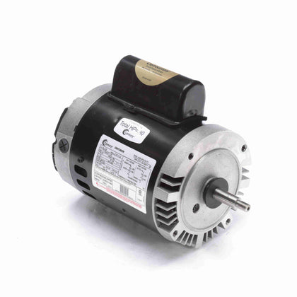 B126 -  1/2 HP Pool Pump Motor, 1 phase, 3600 RPM, 230/115 V, 56J Frame, ODP