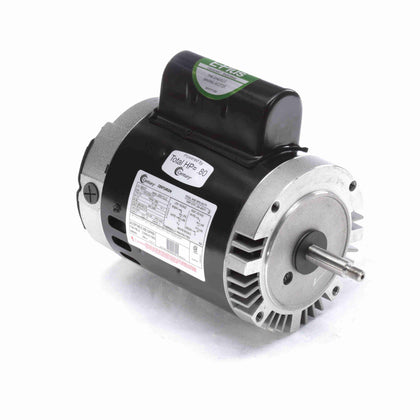 B657 -  1/2 HP Pool Pump Motor, 1 phase, 3600 RPM, 208-230/115 V, 56J Frame, ODP