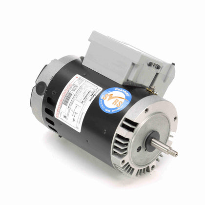 BG130A -  2.0 HP Pool Pump Motor, 1 phase, 3600 RPM, 230 V, 56J Frame, ODP