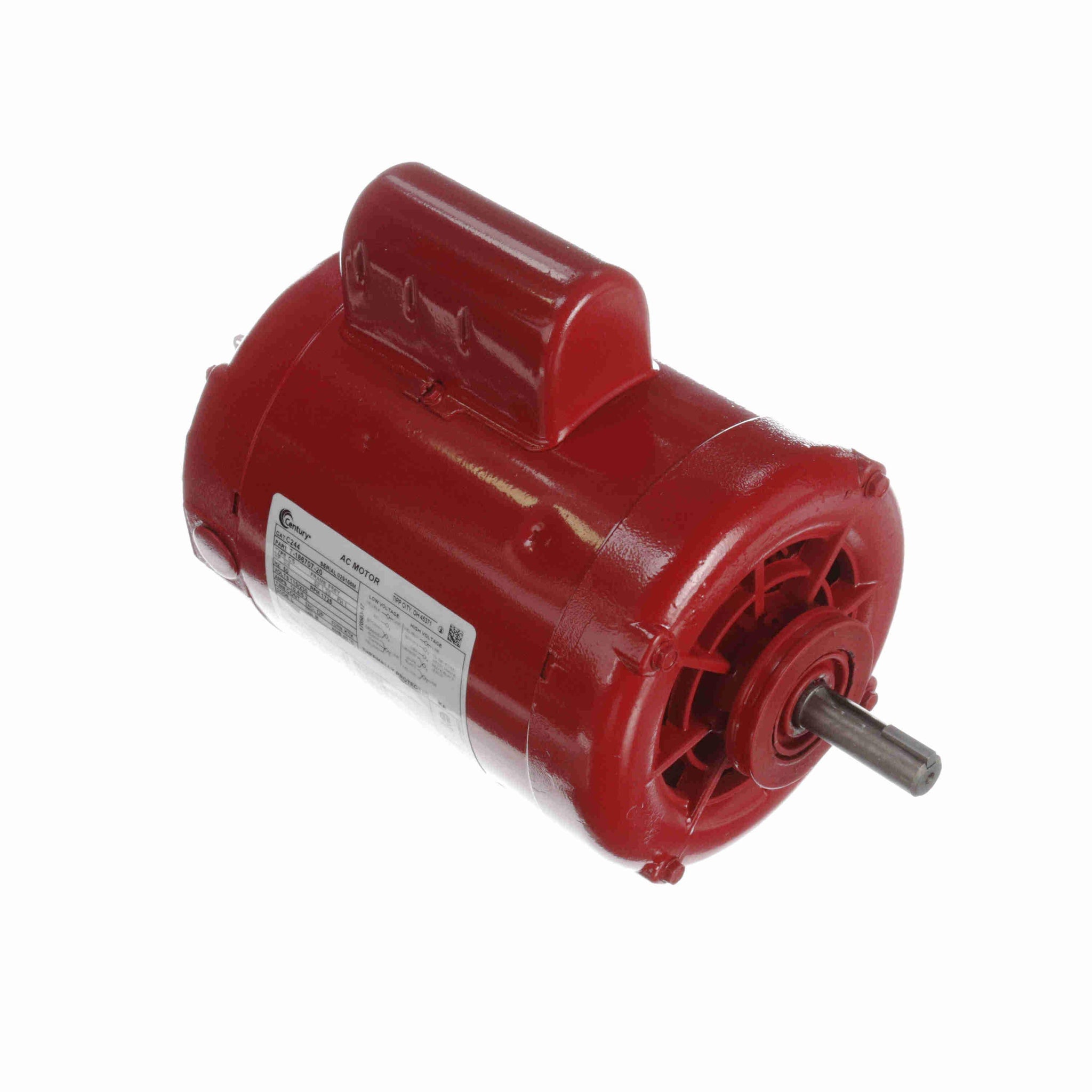 C244 -  3/4 HP Circulator pump Motor, 1 phase, 1800 RPM, 115/230 V, 56Y Frame, ODP - Hardware & Moreee