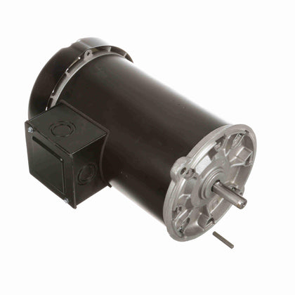 C348ES -  1 HP Auger Drive Motor, 3 phase, 1800 RPM, 208-230/460 V, 56N Frame, TEFC