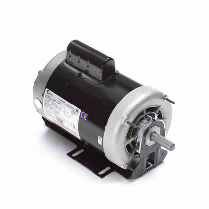 C472 -  1.0/.28 HP 2 speed Fan and Blower HVAC/R Motor, 1 phase, 1800/1200 RPM, 208/230 V, 56 Frame, ODP